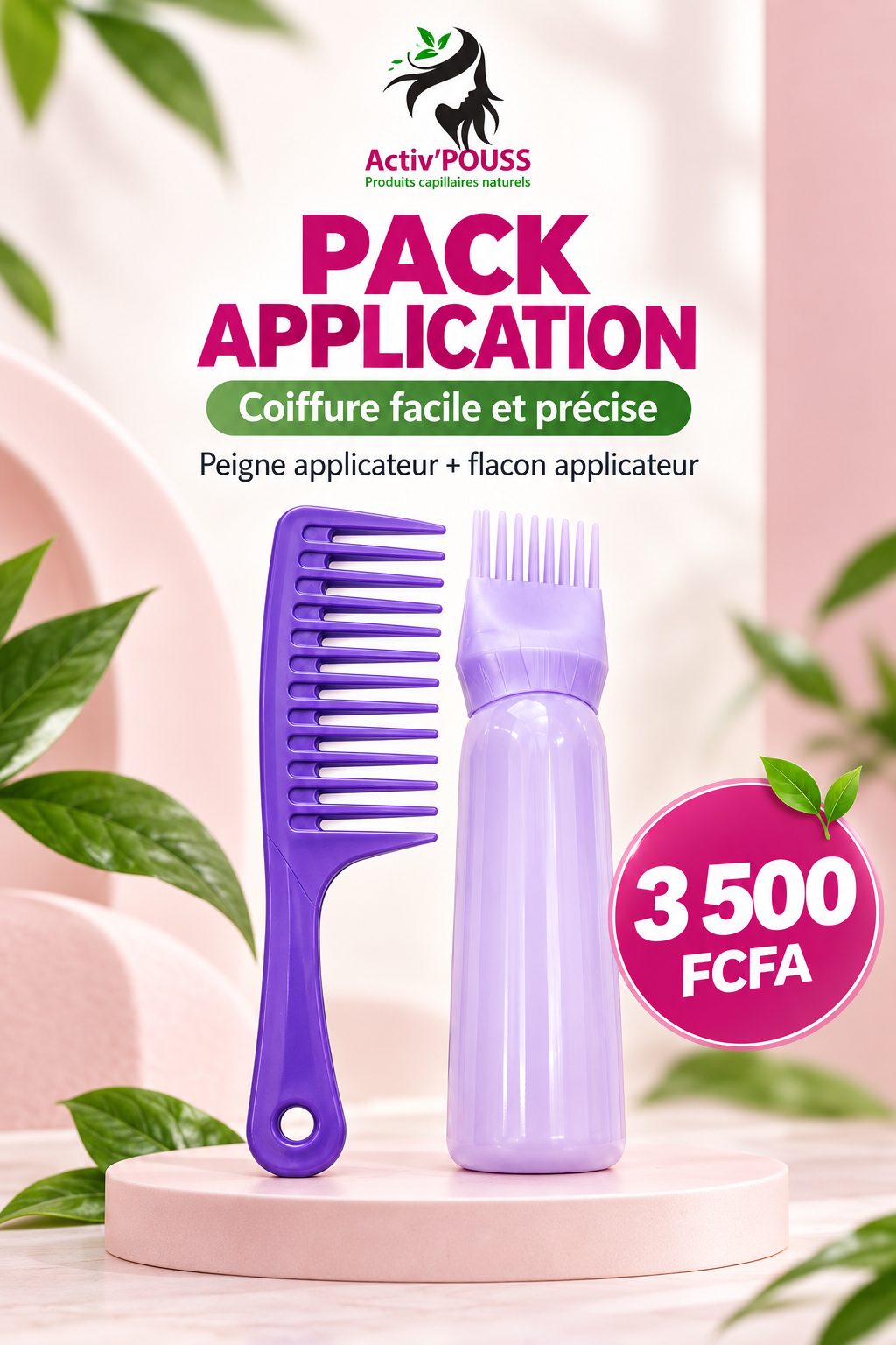 Pack application violet Activ’POUSS
