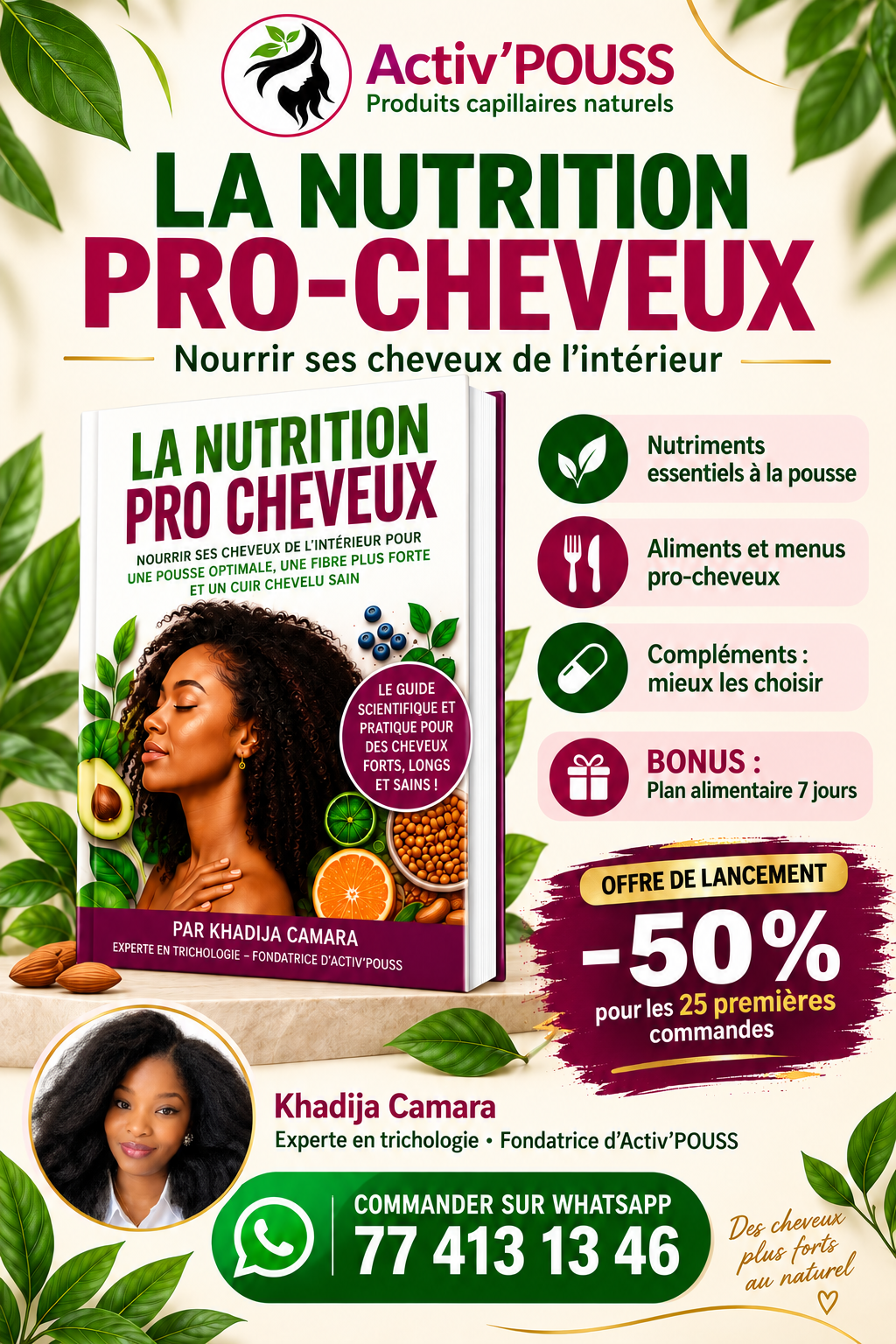 Affiche de l’ebook La Nutrition Pro-Cheveux